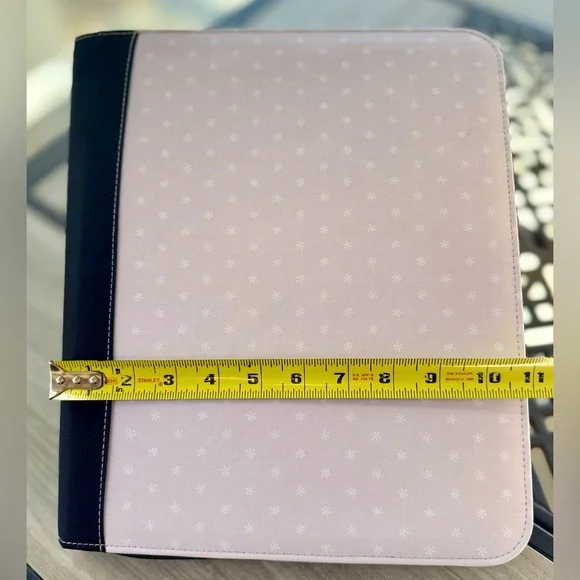 Erin Condren Asterisk Large StandUp Tech/Tablet Folio Planner Organizer Zip NWOT - Picture 14 of 16